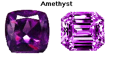 Dark and Light Amethyst