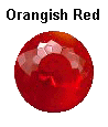 Orangish Red Ruby