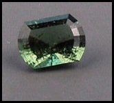 Moldavite is a transparent to