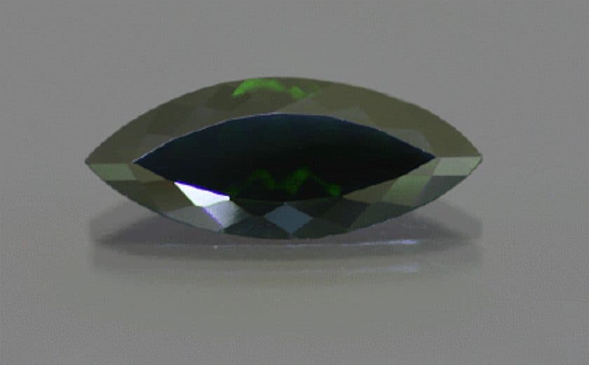 color-change tourmaline - green