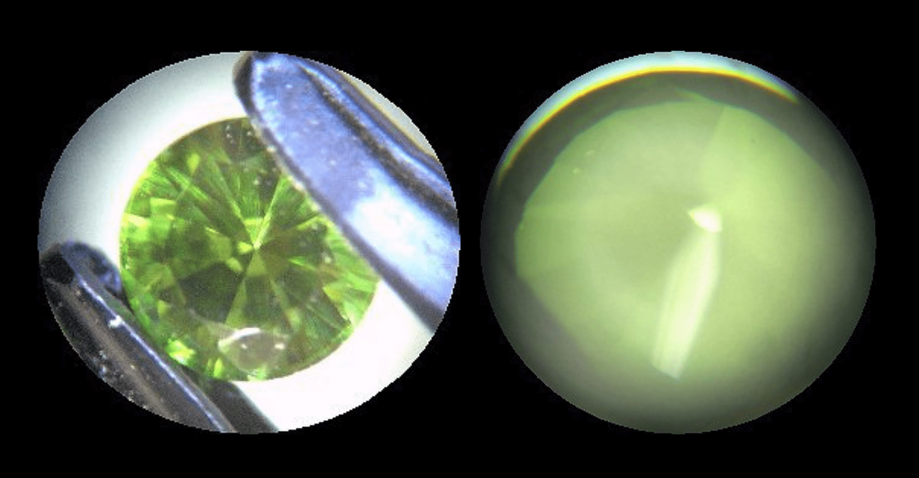 spinel doublet - enhanced gem inclusions