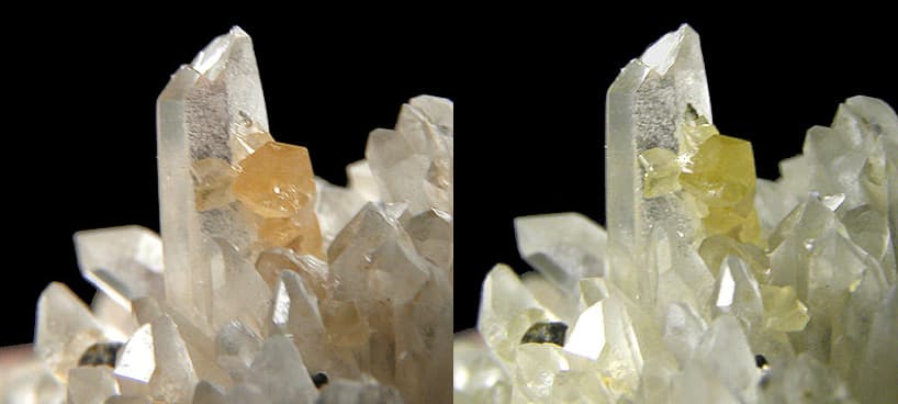 gemstone color change - monazite
