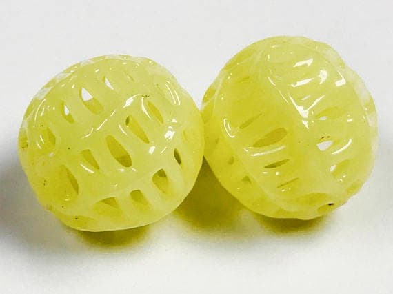 spiderweb lace beads - glass gemstones