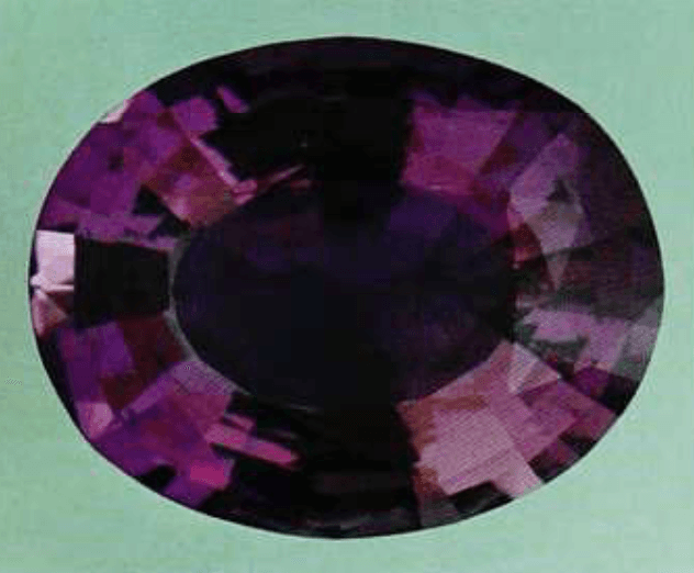 purple faceted scapolite - Tanzania