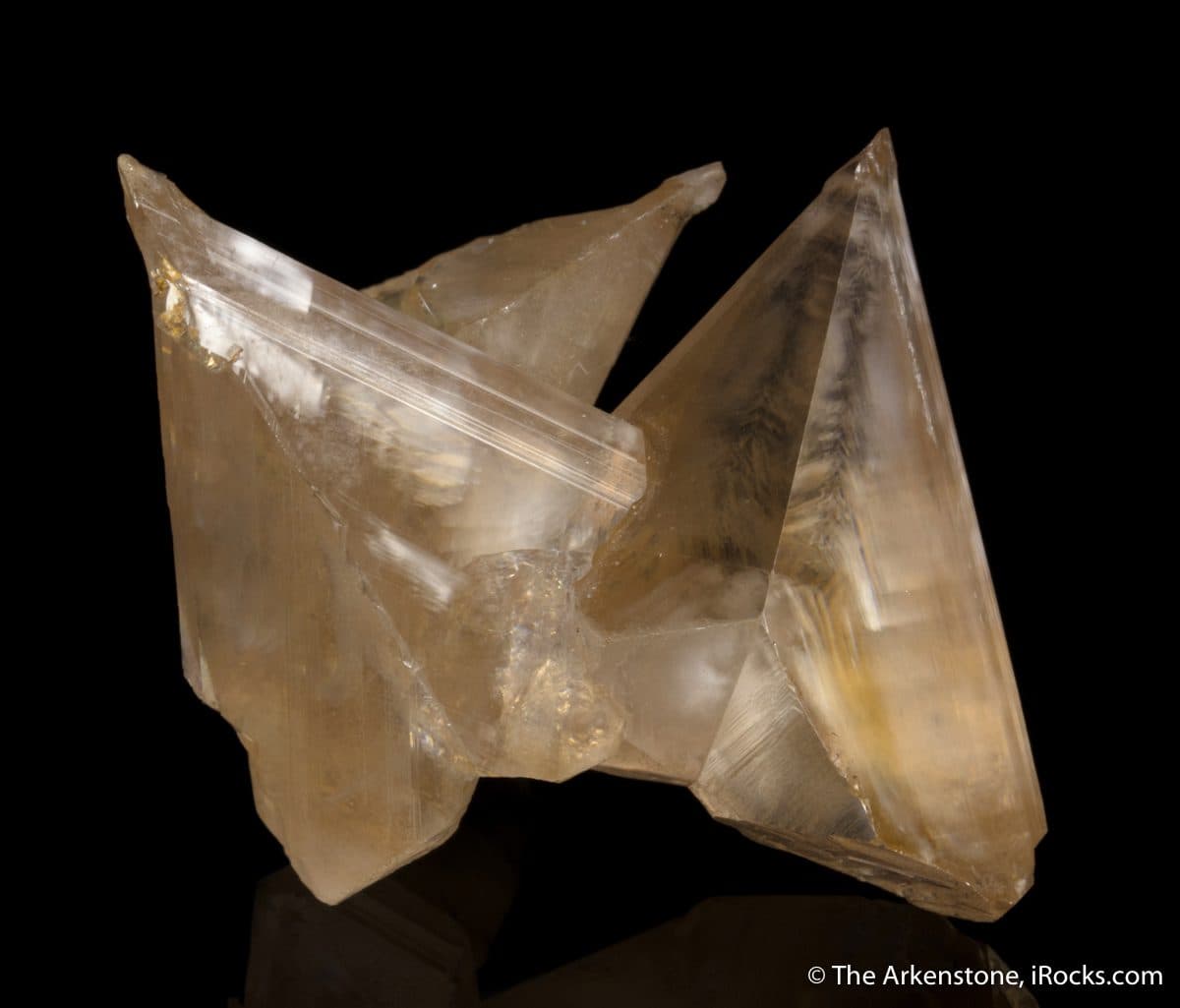 twinned cerussite crystals - Morocco