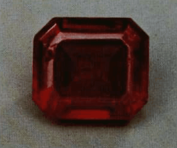 realgar - faceted