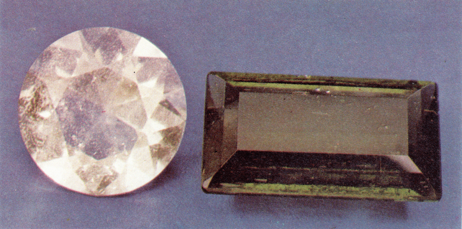 tektite varieties - Libyan desert glass and moldavite