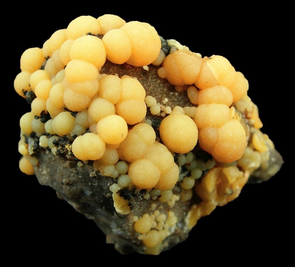 botryoidal mimetites - Germany