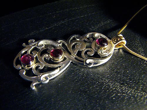 scrollwork pendant