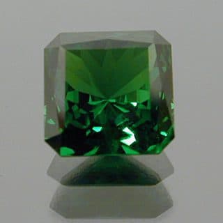 Fancy Square Brilliant Cut Tsavorite Garnet