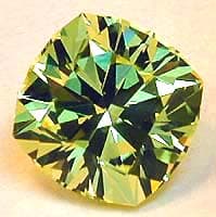 Nigerian Cushion Chrysoberyl/chrysoberyl facet