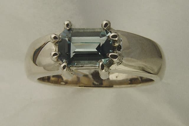 March birthstone - aquamarine