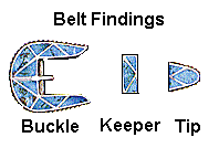 jewelry attachments and findings - belt buckle