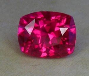Neon Screaming Pinkish Red Ruby