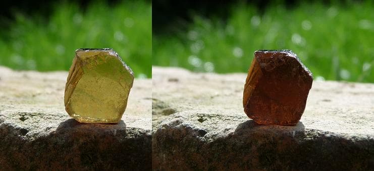 tourmaline - gemstone pleochroism