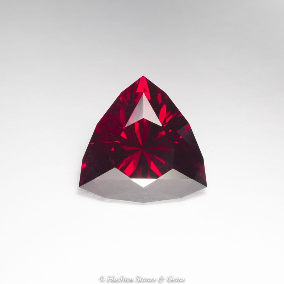 custom faceting - garnet