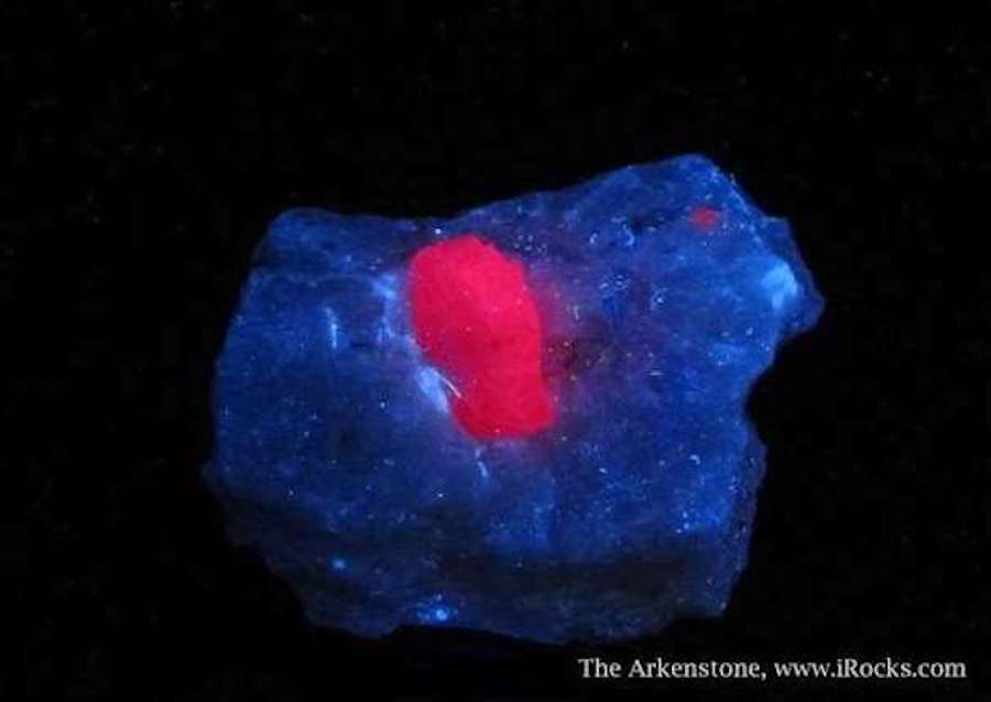 Ruby, UV light - gem identification