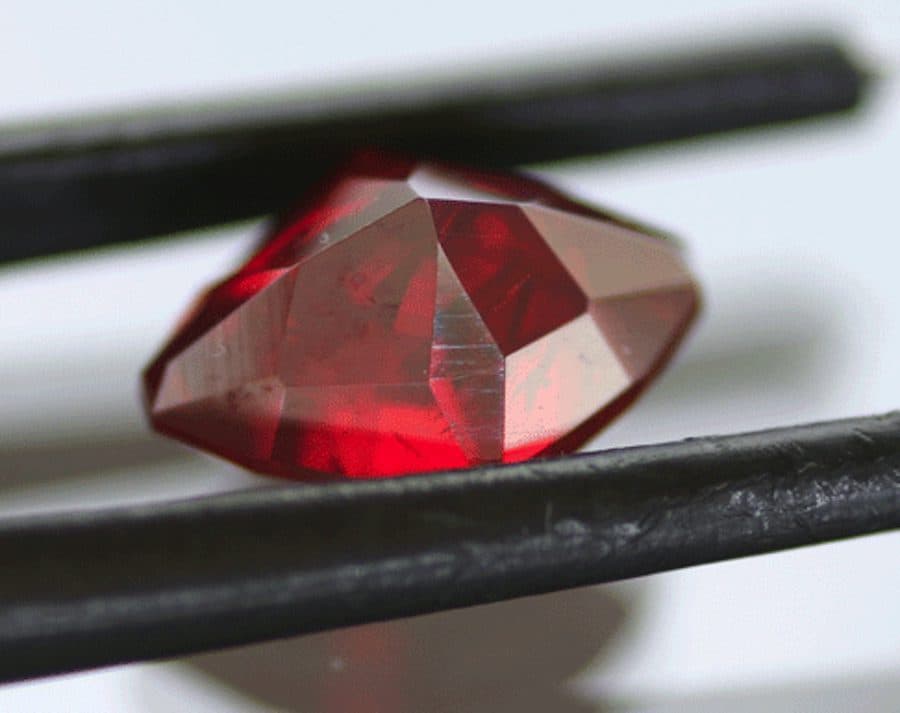 Custom shield-cut proustite 3 - Chile