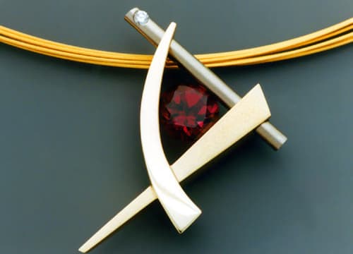 garnet buying - rhodolite pendant