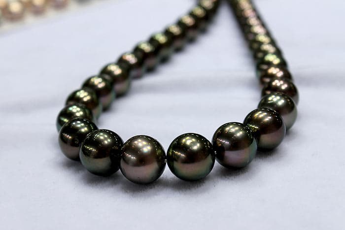 Tahitian peacock pearls