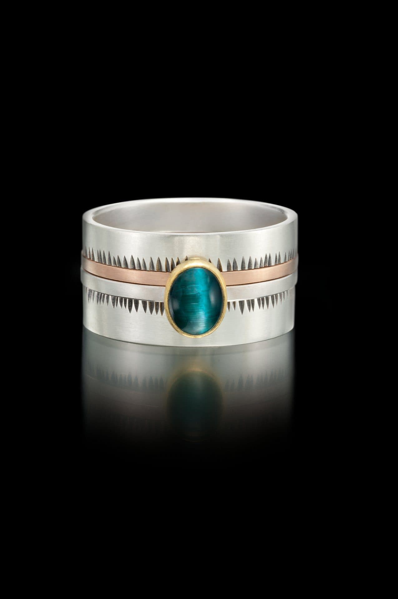 tourmaline cat's eye ring