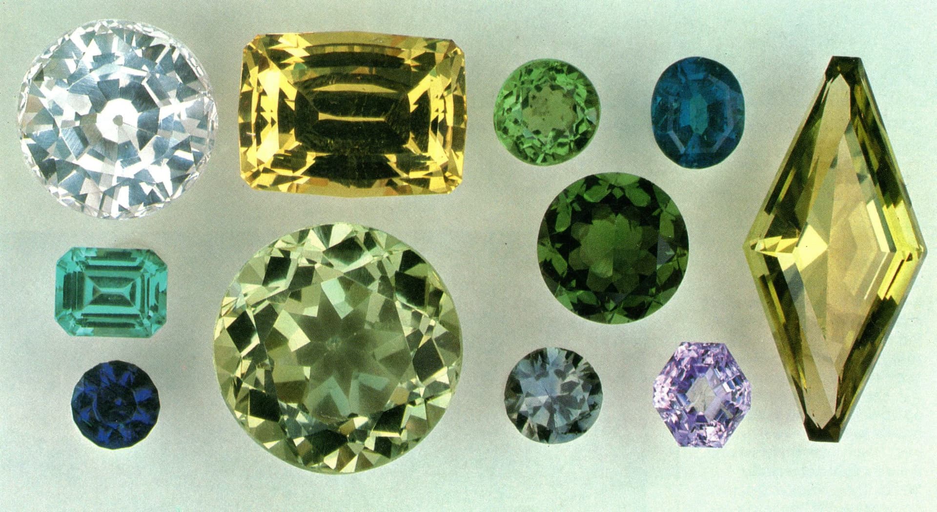 apatites - various cuts and locations