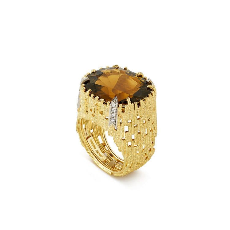 citrine buying - brownish orange ring