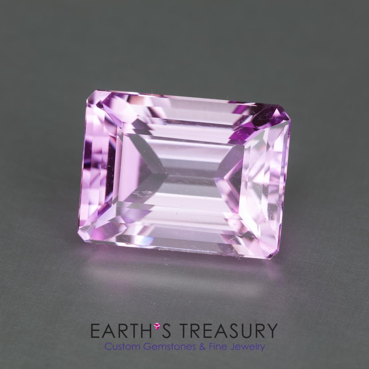 kunzite buying - pale emerald cut