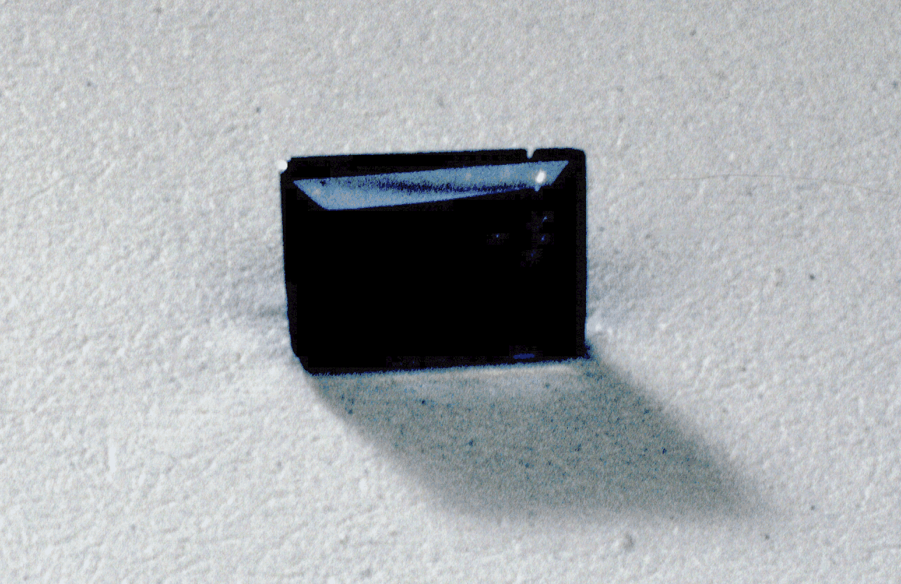 Opaque Black Anatase, 0.08 ct Faceted from Brazil