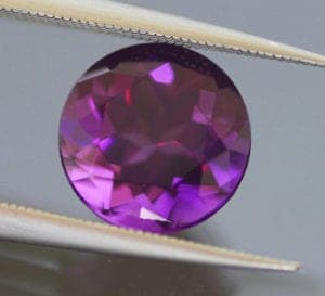 Zambian amethyst with Siberian color