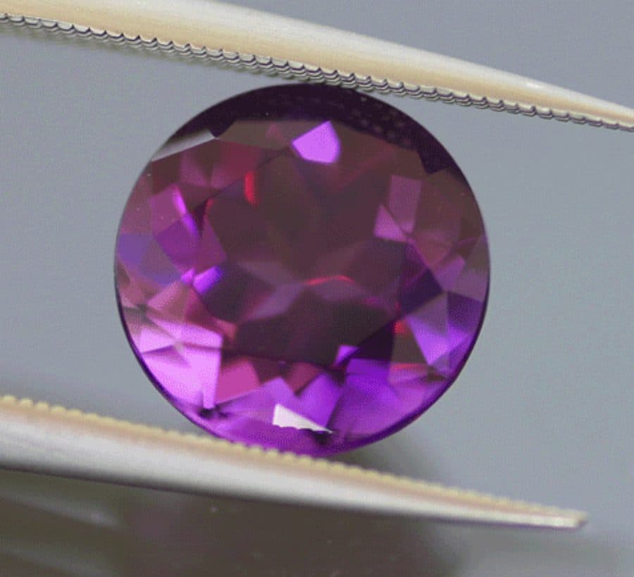 Zambian amethyst with Siberian color