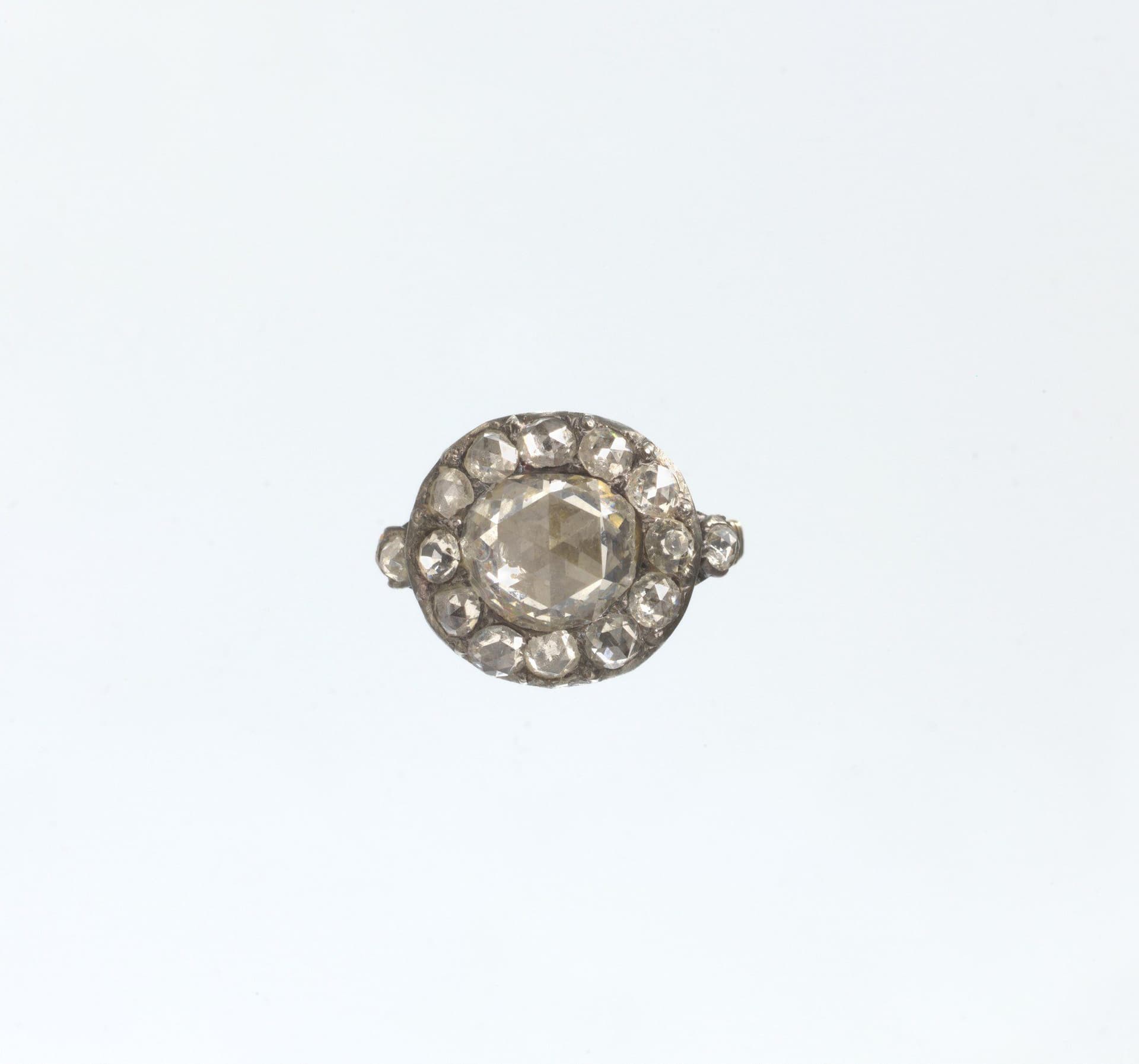 rose-cut diamond ring, ca 1760 - history of diamonds