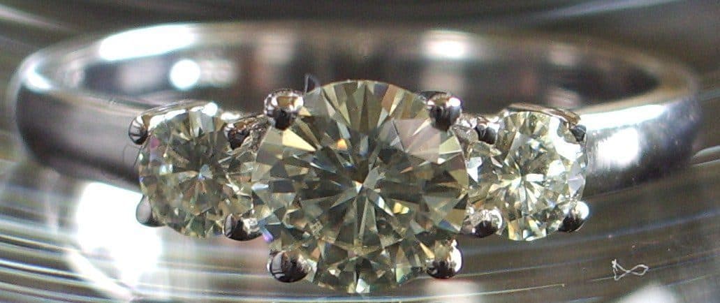 moissanite ring - diamond grading tools