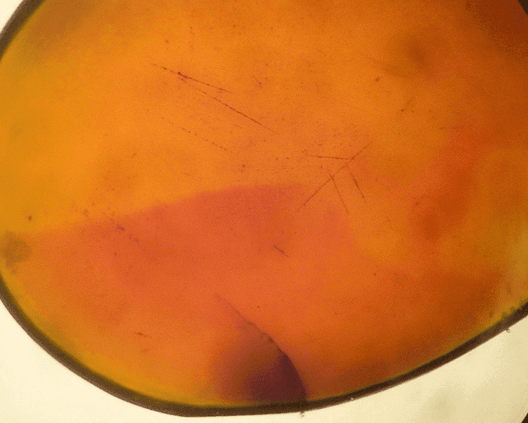 Smoke concentrated in cracks - opal treatments