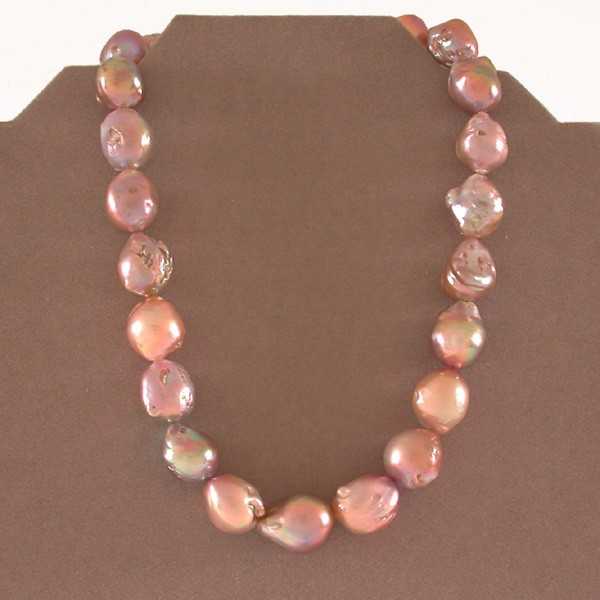fireball pearl strand - freshwater cultured pearls