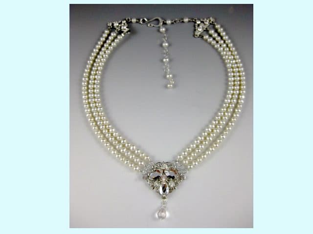 three-strand freshwater necklace - appraising pearls