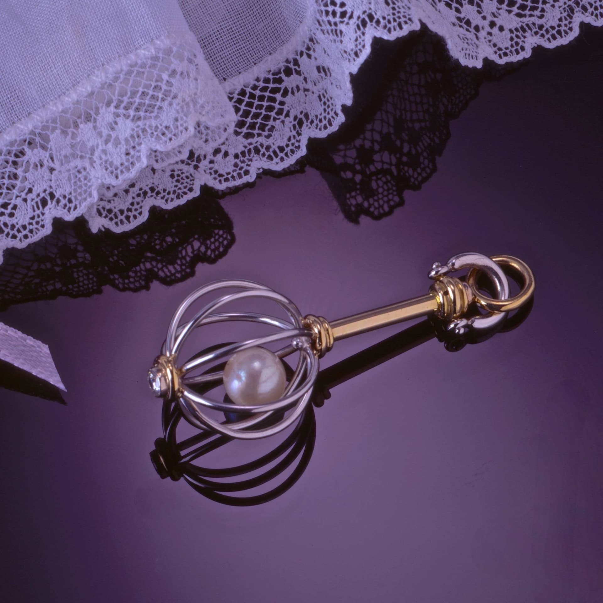 natural pearl birthing charm