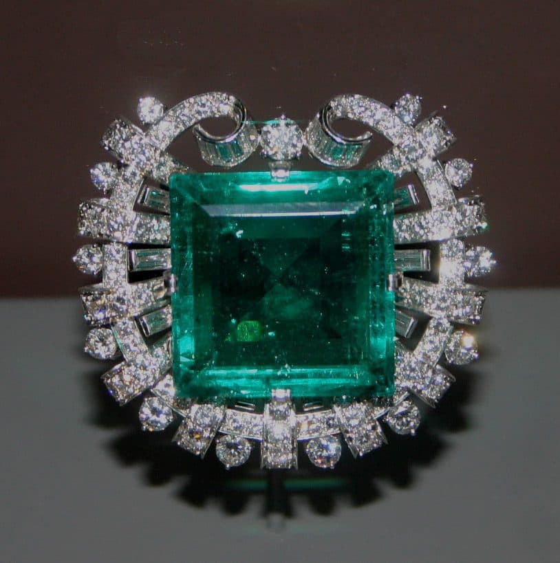 Hooker emerald brooch
