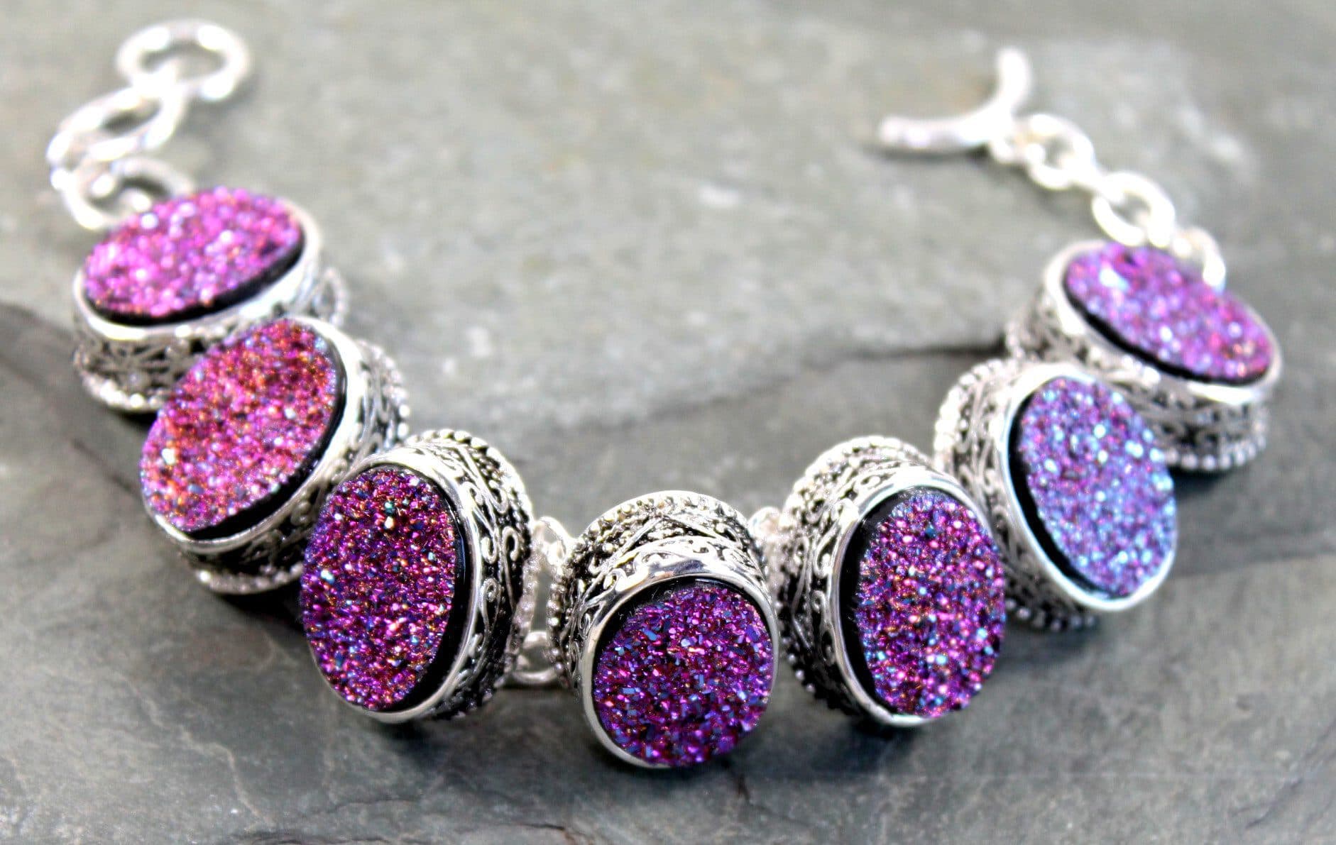 druzy gemstone coatings