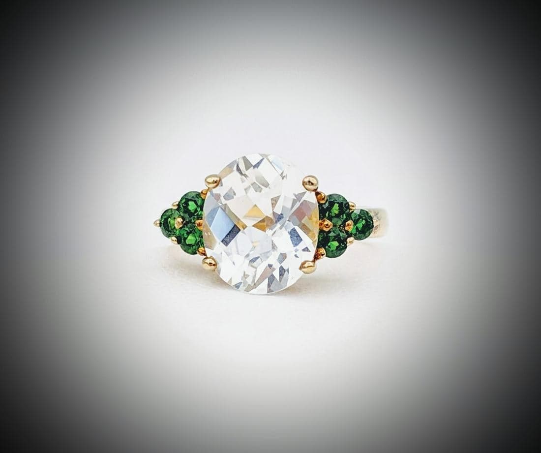 goshenite ring