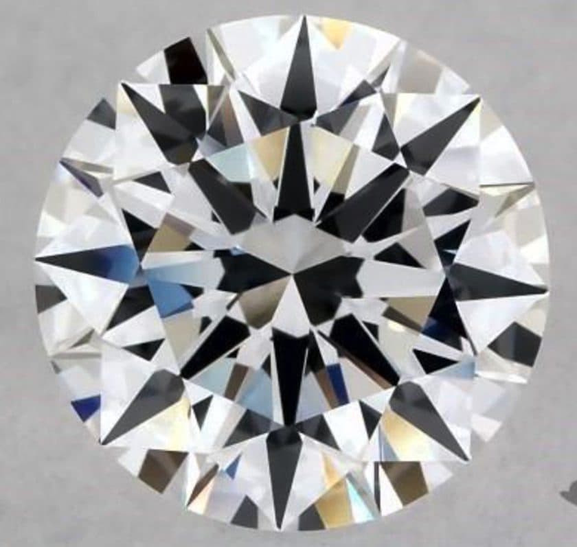 1.30-ct, D color, F clarity round
