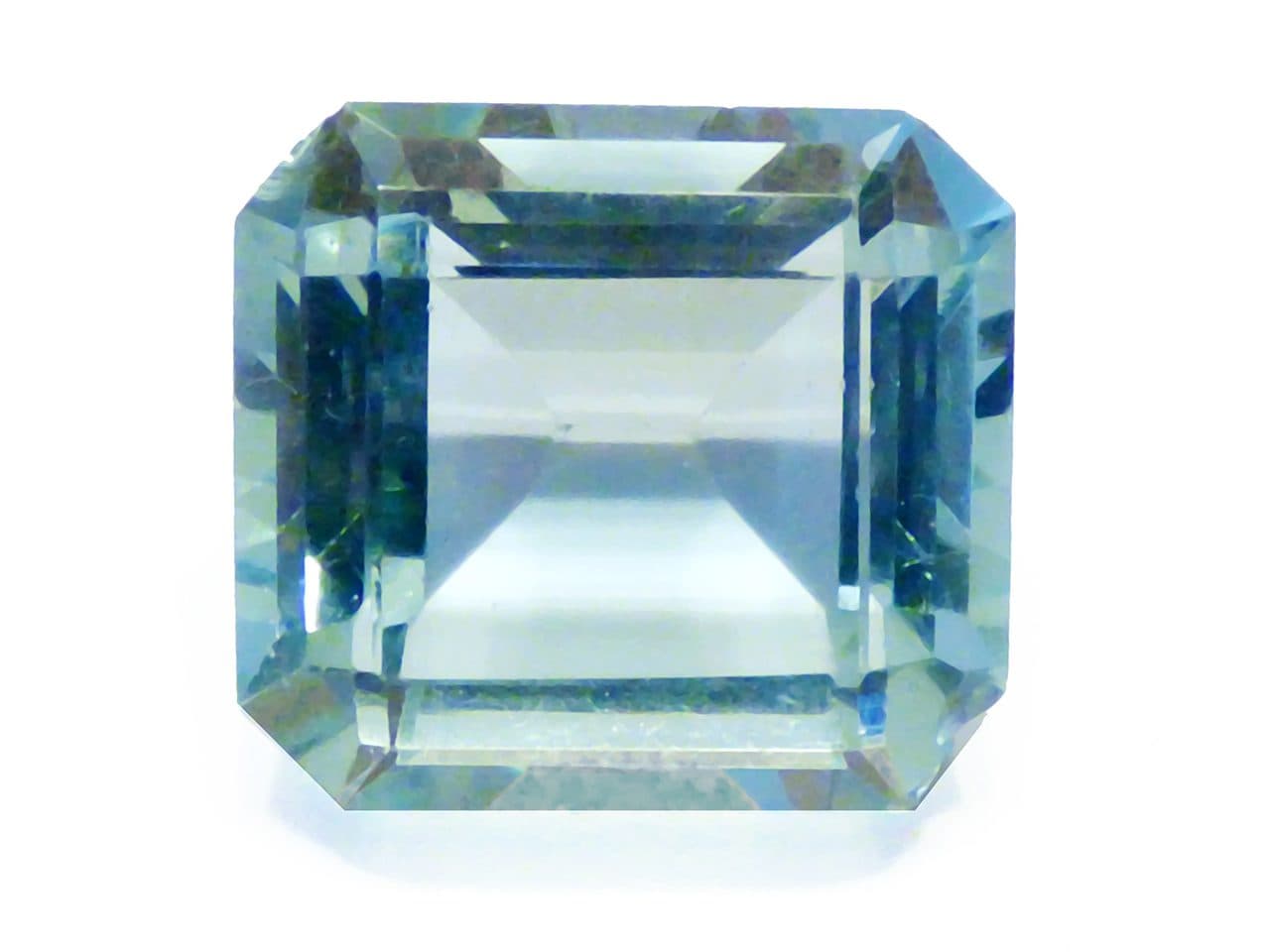 Lab-Created Blue Artisanal Glass Faceted