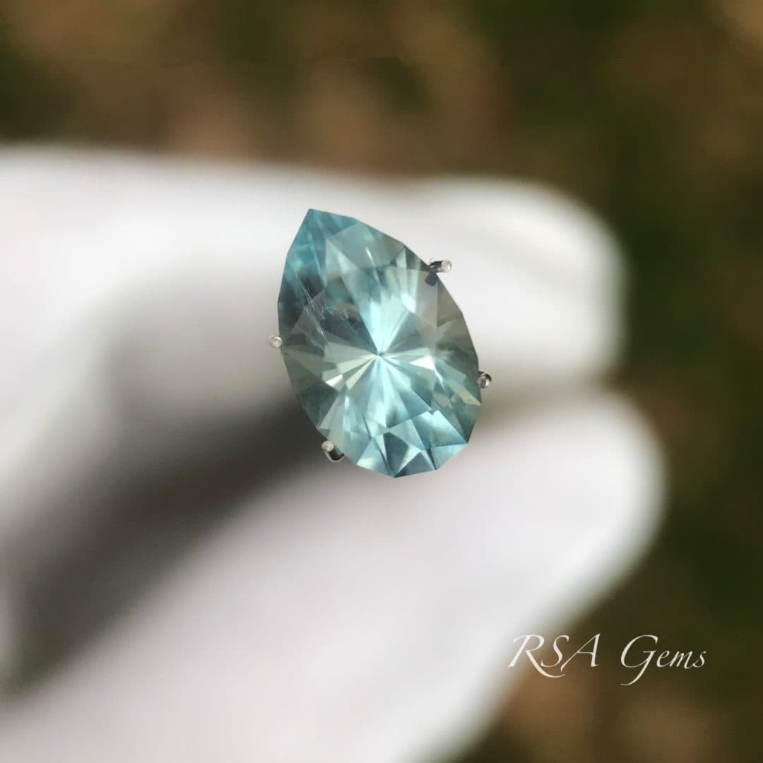 pear-cut aquamarine - Malawi
