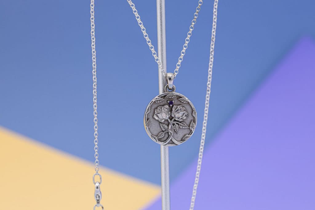 delicate floral themed pendant Custommade