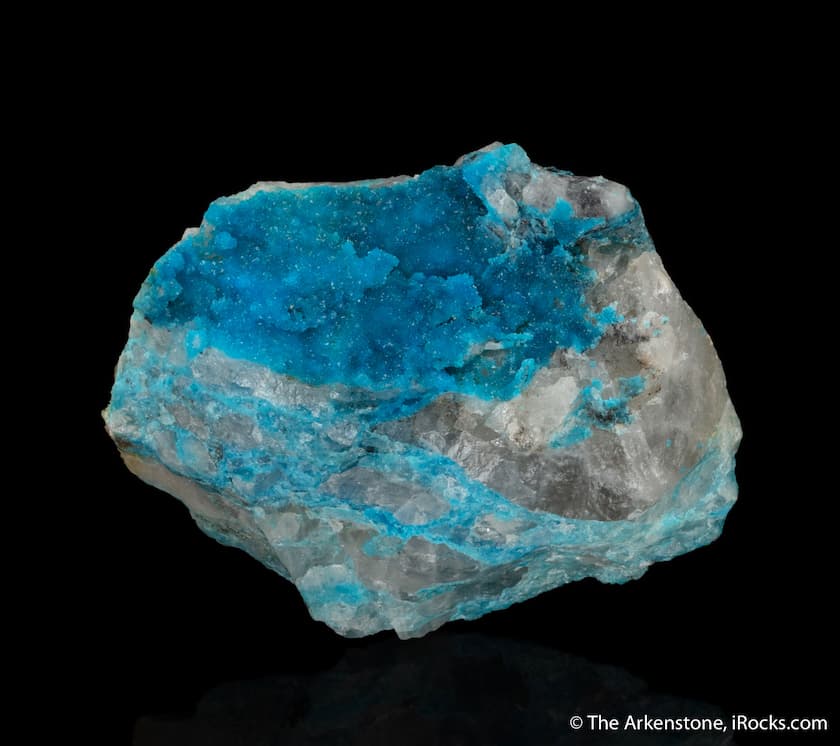 how does turquoise form - crystals on matrix