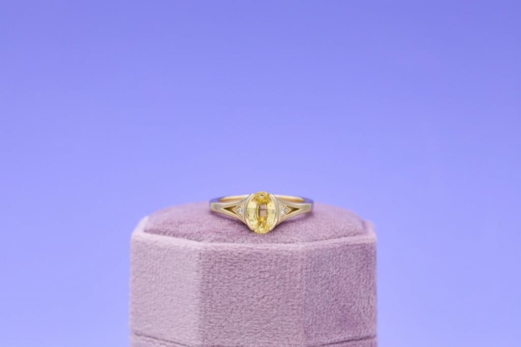 yellow sapphire custommade