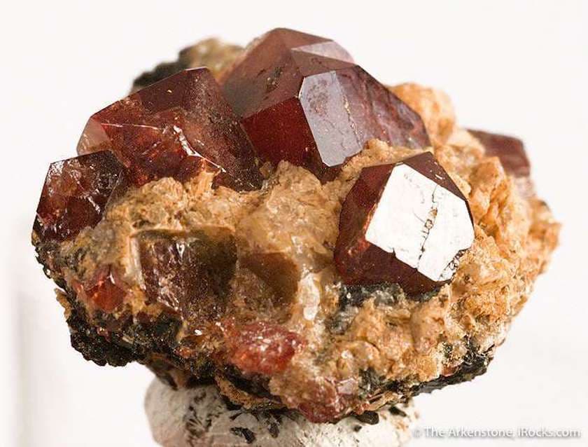 orangey red zircons - Pakistan