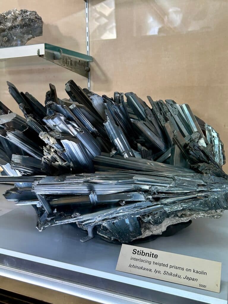 stibnite crystals