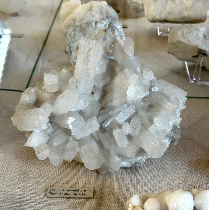 aragonite crystals - carbonates