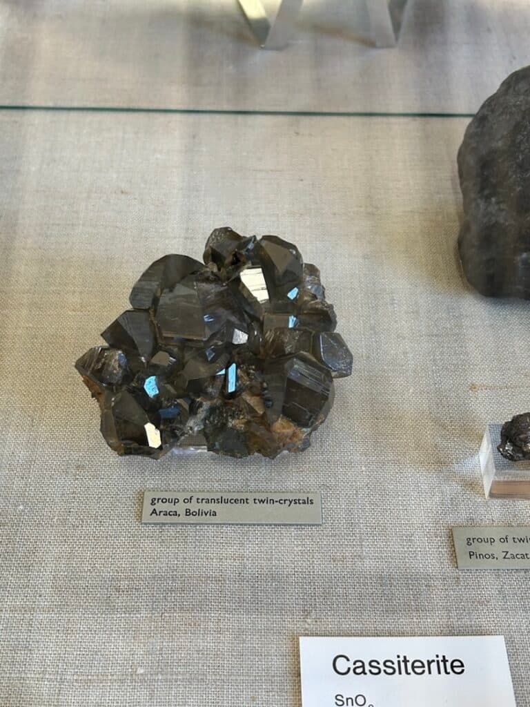 cassiterite crystals